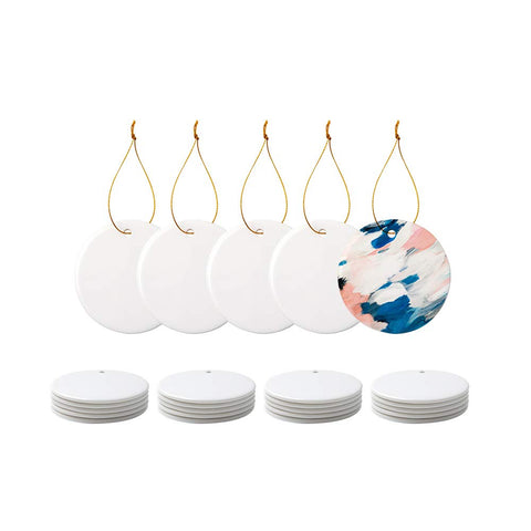 PYD Life front view of 25 ceramic ornament pack showing clean packaging and value
