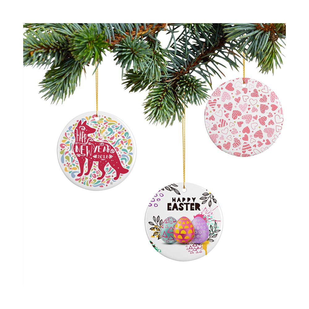 PYD Life decorated tree with printed ornaments showcasing finished product use