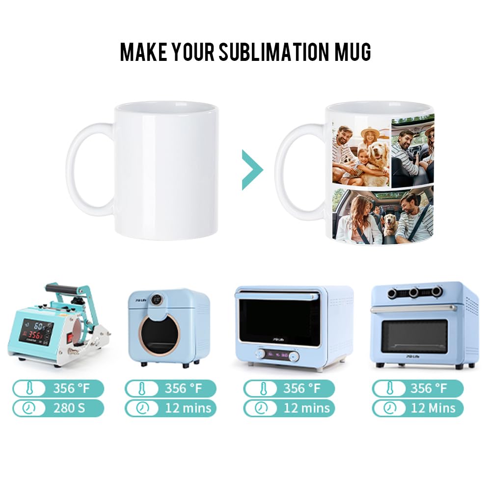 PYD Life mug held in hand to show 11 oz scale and practical serving size