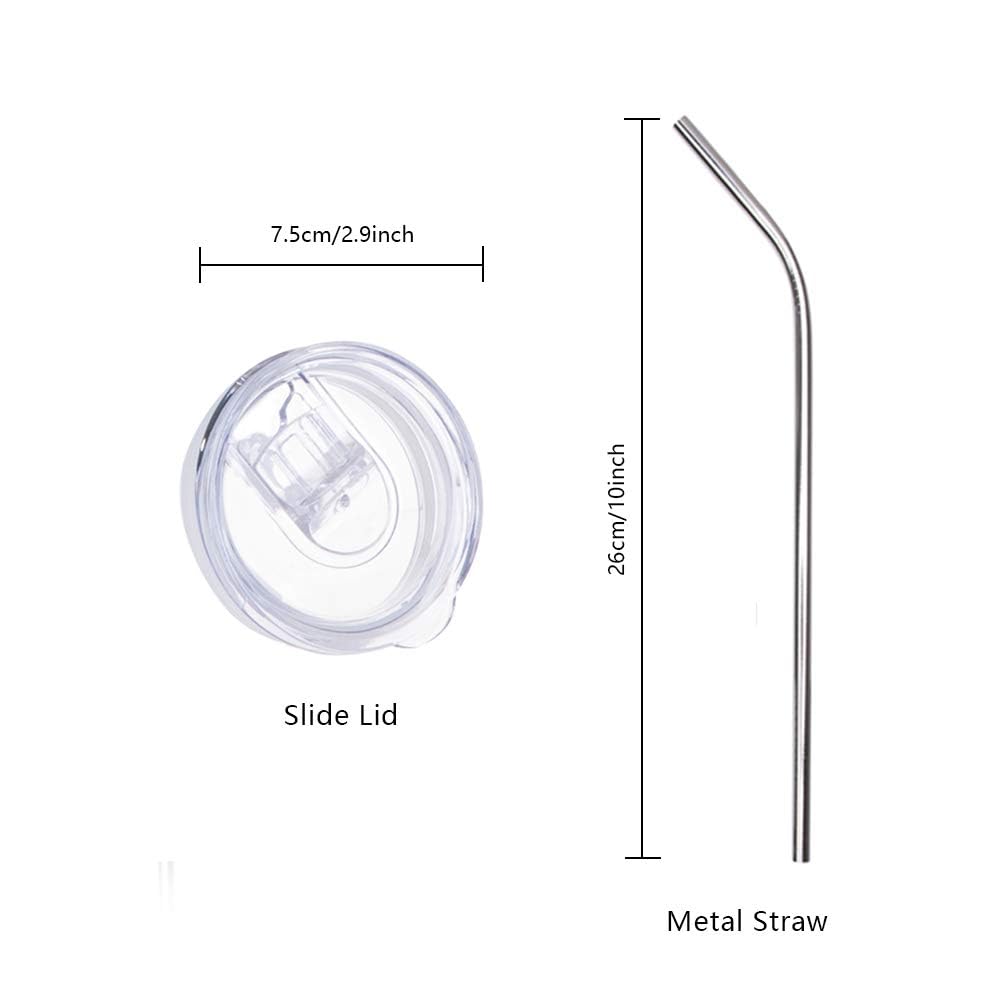 PYD Life slide lid and metal straw detail demonstrating spill control and reusable straw