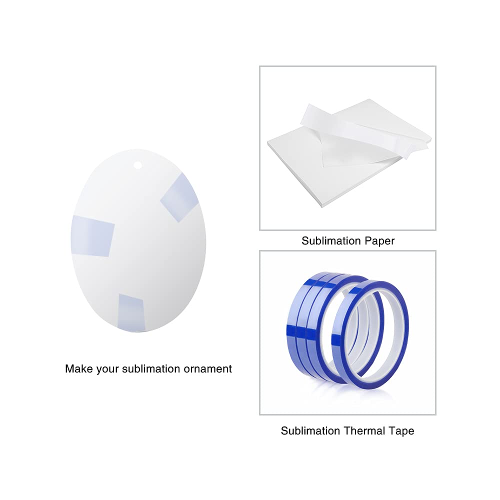 PYD Life two-sided printed ornament example displaying vibrant double-sided sublimation