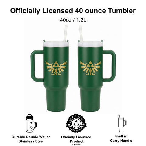 Pyramid America tumbler handle close-up showing secure grip for travel