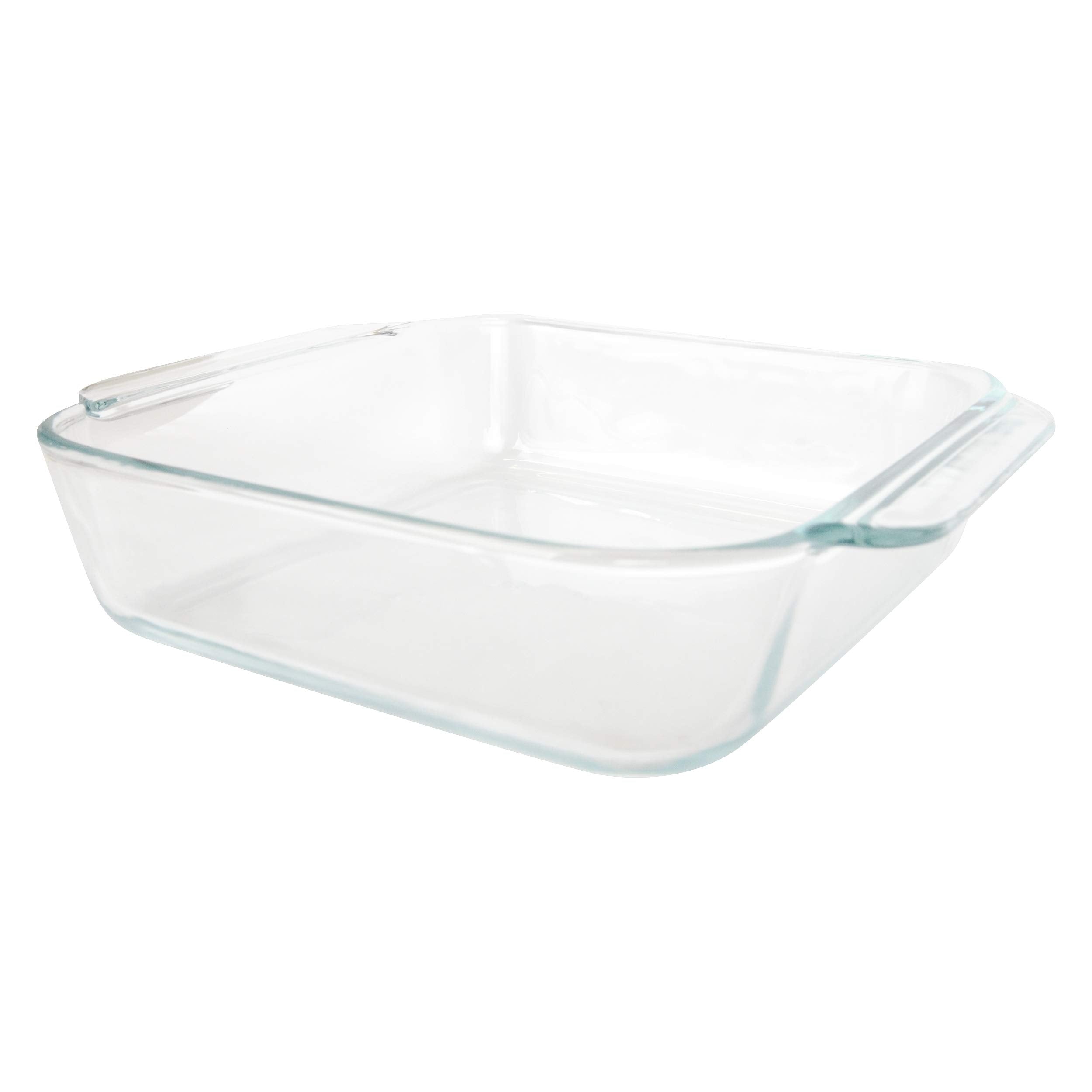 Pyrex 222 clear front view showing rim and capacity benefit