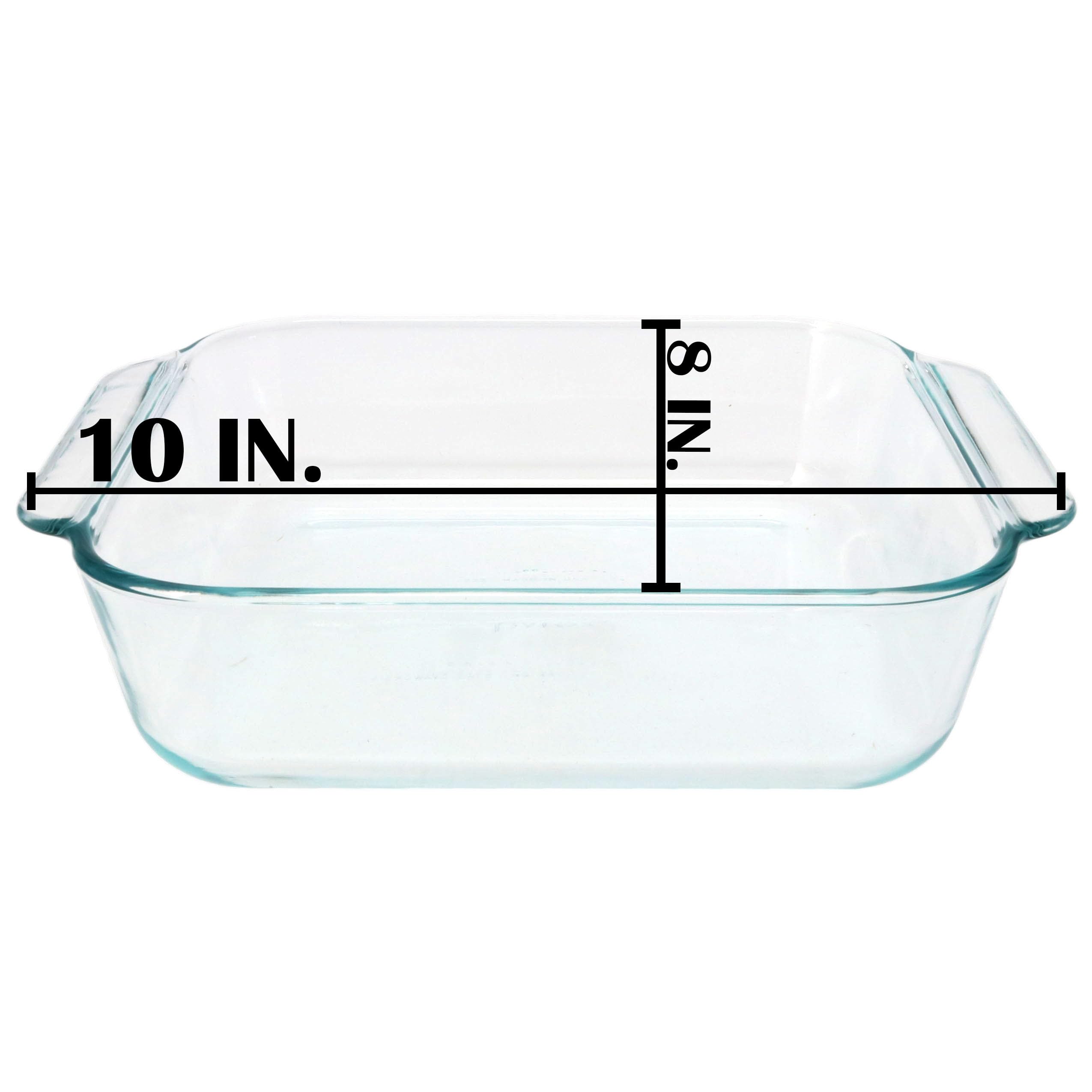Pyrex 222 in oven with brownies showing even baking benefit