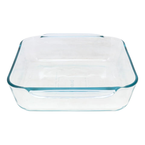 Pyrex 222 paired with 222-PC plastic lid showing secure storage benefit