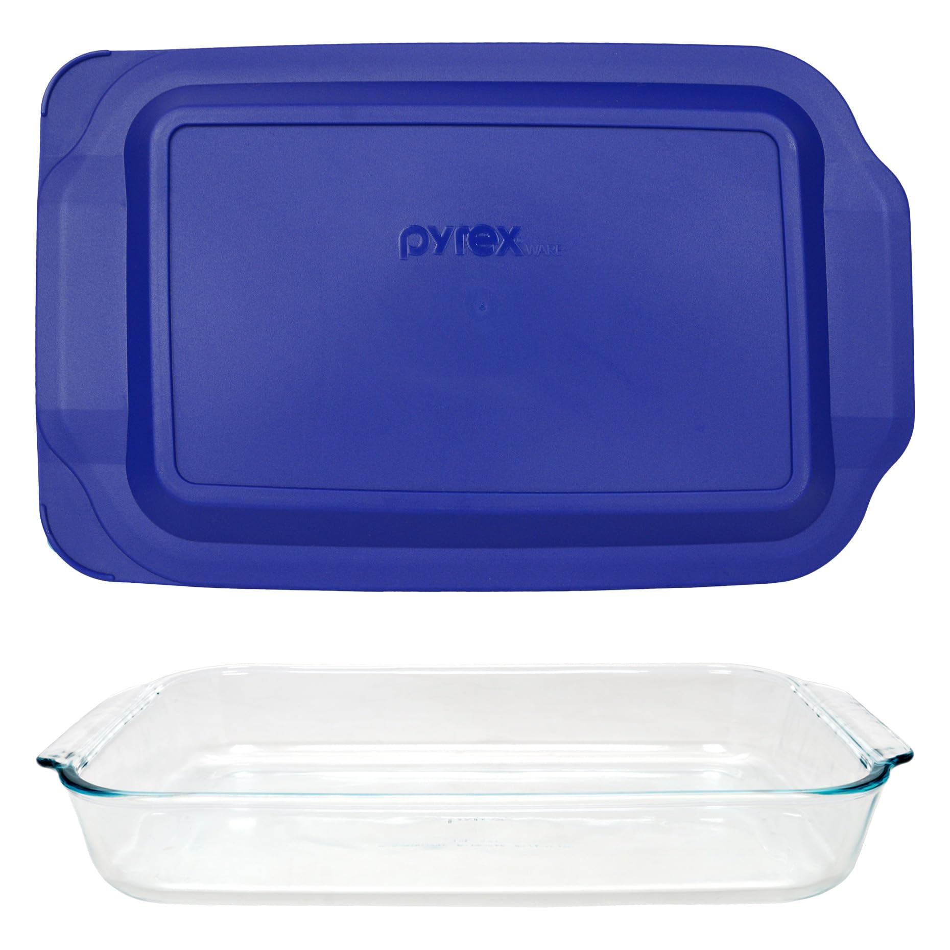 Pyrex close-up of tempered glass edge highlighting stain-resistant non-porous surface