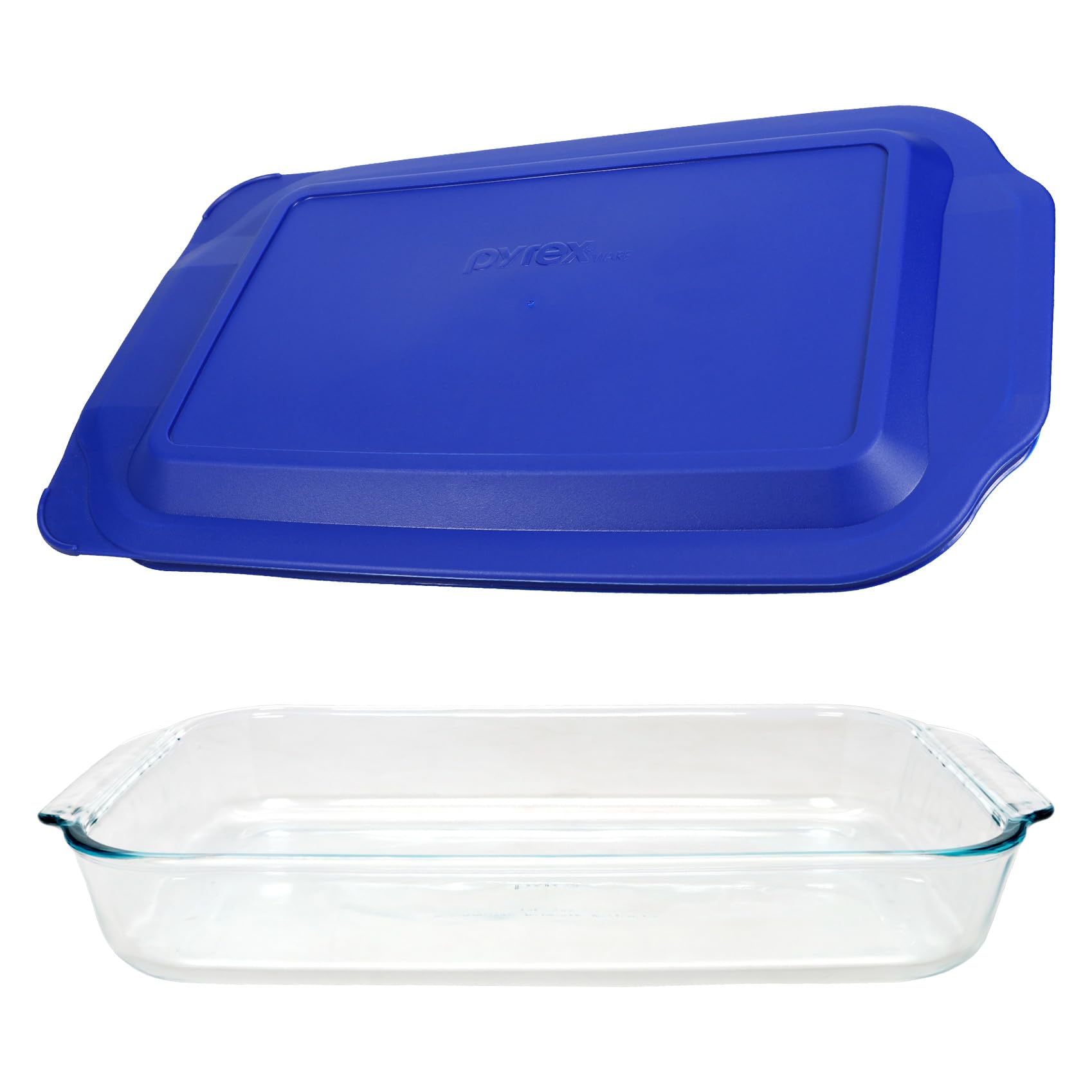 Pyrex dish in oven with baked casserole demonstrating oven-safe versatility