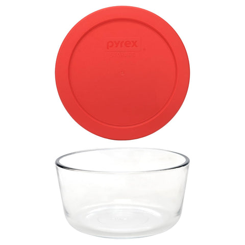 Pyrex stacked bowls demonstrating compact storage and organized kitchen benefit