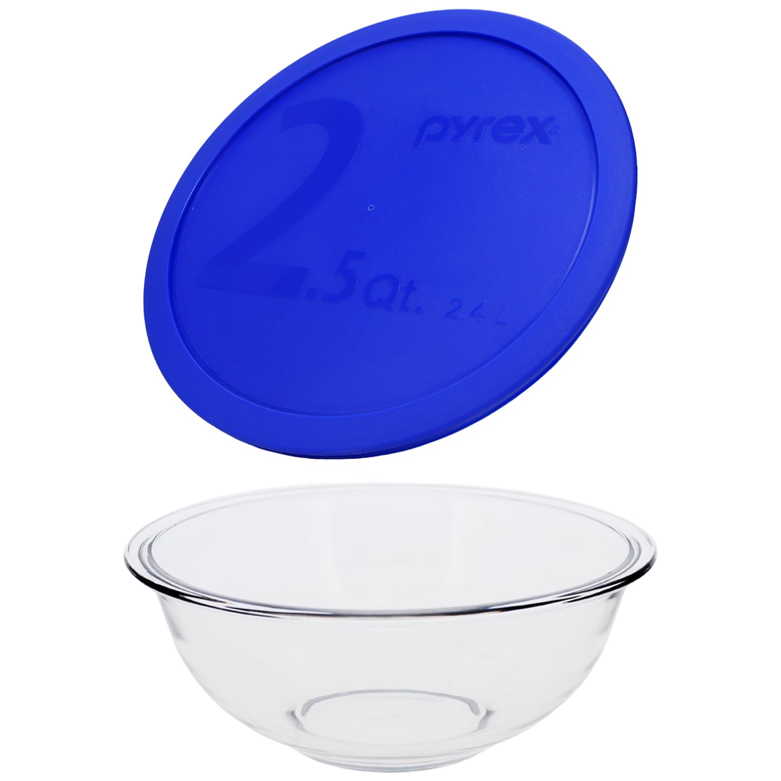 Pyrex sealed bowl stored in refrigerator showing organized, odor-free storage
