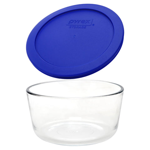 Pyrex bowls in fridge with meal prep demonstrating organized freshness