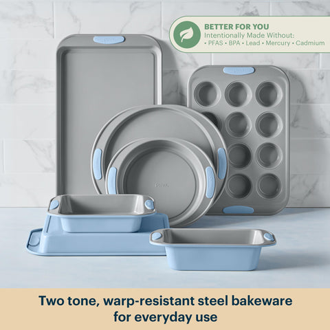 Pyrex cookie sheet close-up showing nonstick surface for easy release and faster cleanup