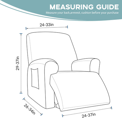 Pzzpzs size comparison with ruler illustrating fit for standard single seat recliners