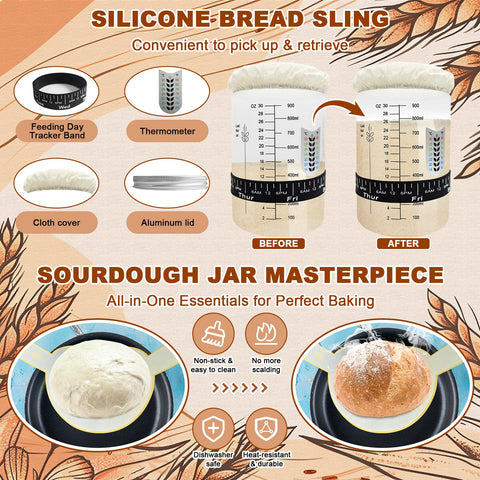 Qalvyn bread lame and blade set with thumb guard for safer scoring
