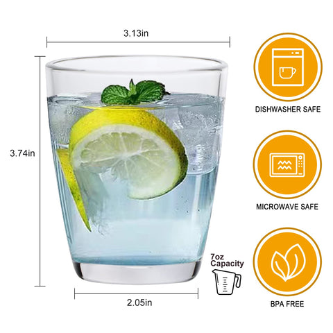 QAPPDA close-up of thick glass rim highlighting durability and chip resistance