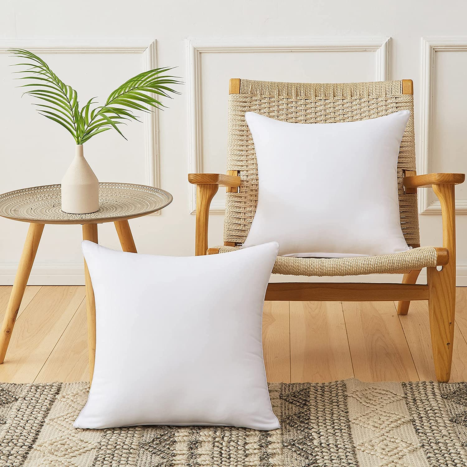Qeils styled on a sofa with covers showing instant room refresh and polished look