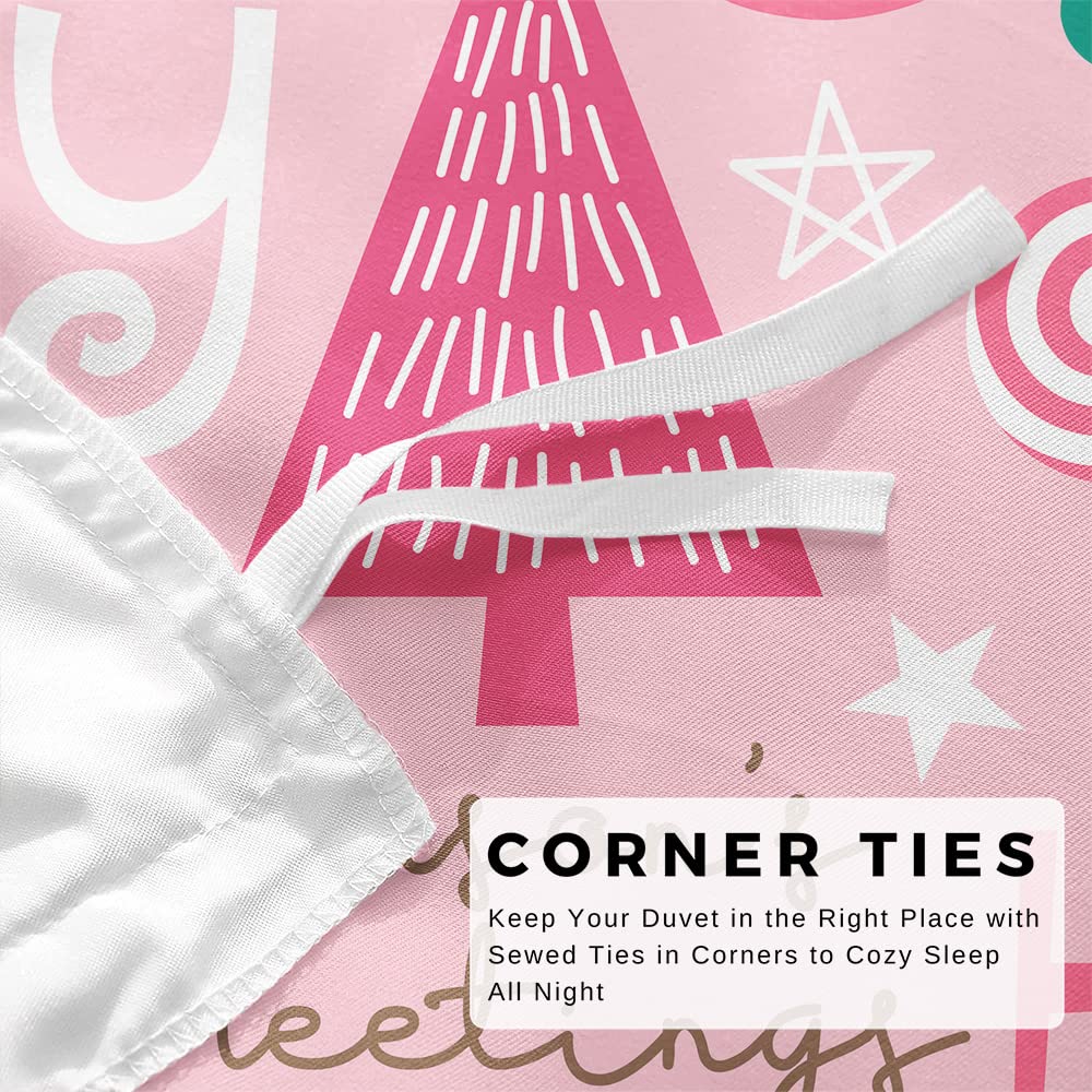 QEODAH duvet cover size comparison with ruler showing twin dimensions for proper fit