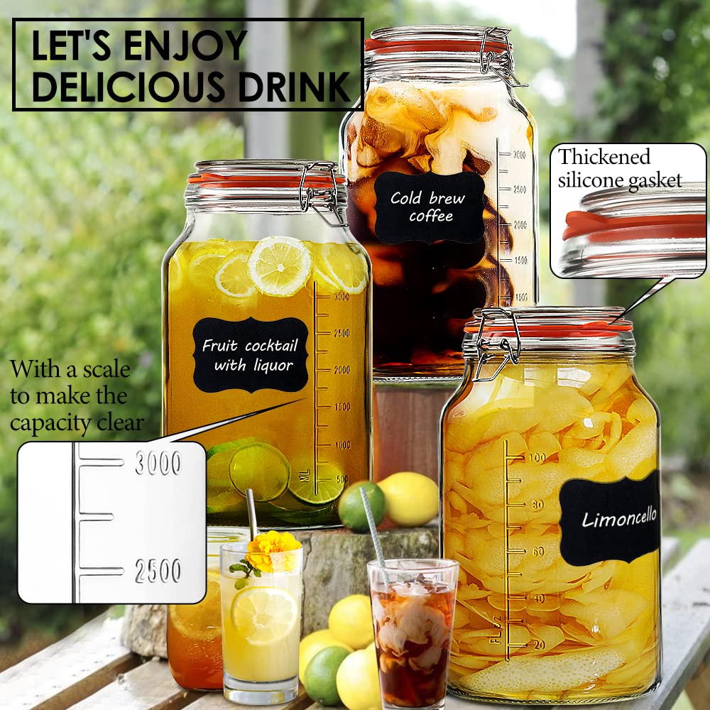 Qianfenie jars arranged in pantry illustrating organized bulk storage benefit