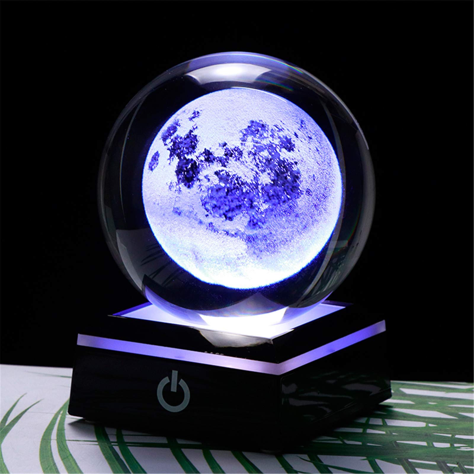 Qianwei front packaging showing crystal ball and base for ready gifting