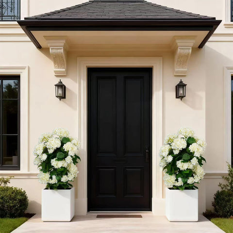 QIANYUN hydrangea close petal detail highlighting lifelike texture and realistic appeal