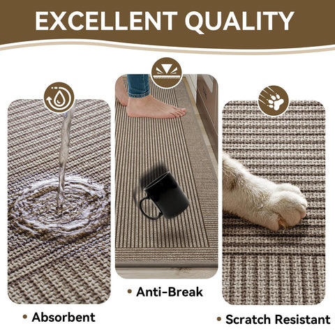 QiCaiJia runner under door illustrating low-pile ease of clearance
