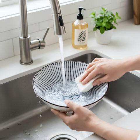 QINLANG glossy glaze detail emphasizing scratch-resistant finish