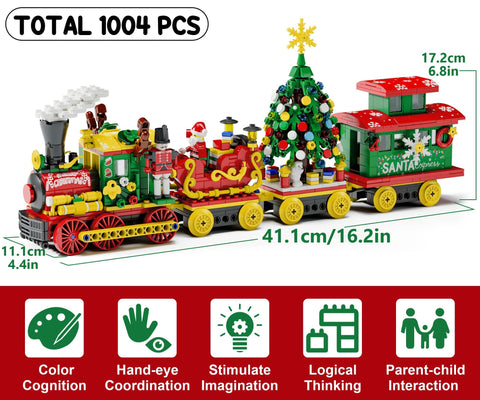 Qinline assembled Christmas tree centerpiece displayed as seasonal tabletop decor