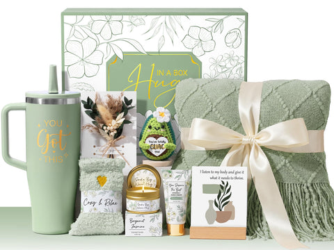 Qinline gift box front view showing elegant packaging and instant comfort