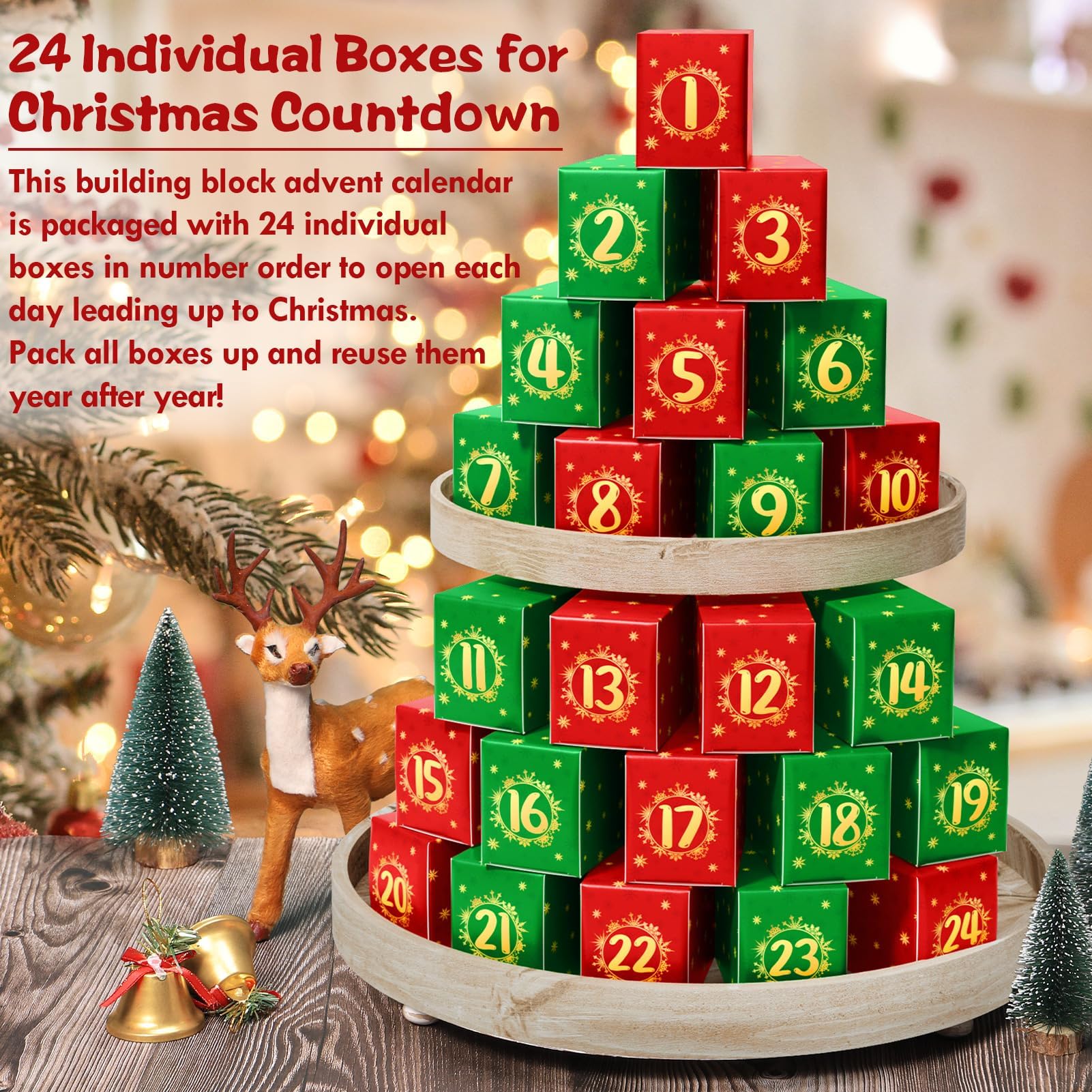 Qinline packaged contents layout showing all pieces and instructions