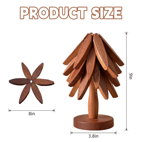 QIYLQE trivets styled on kitchen counter, enhances decor while functional