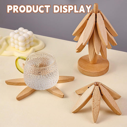 QIYLQE trivet supporting a hot pot, protecting table surface from heat