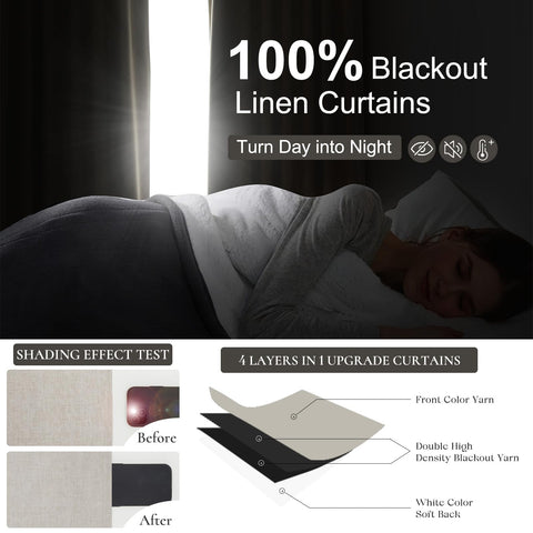 QJmydeco view of white blackout backing offering total darkness