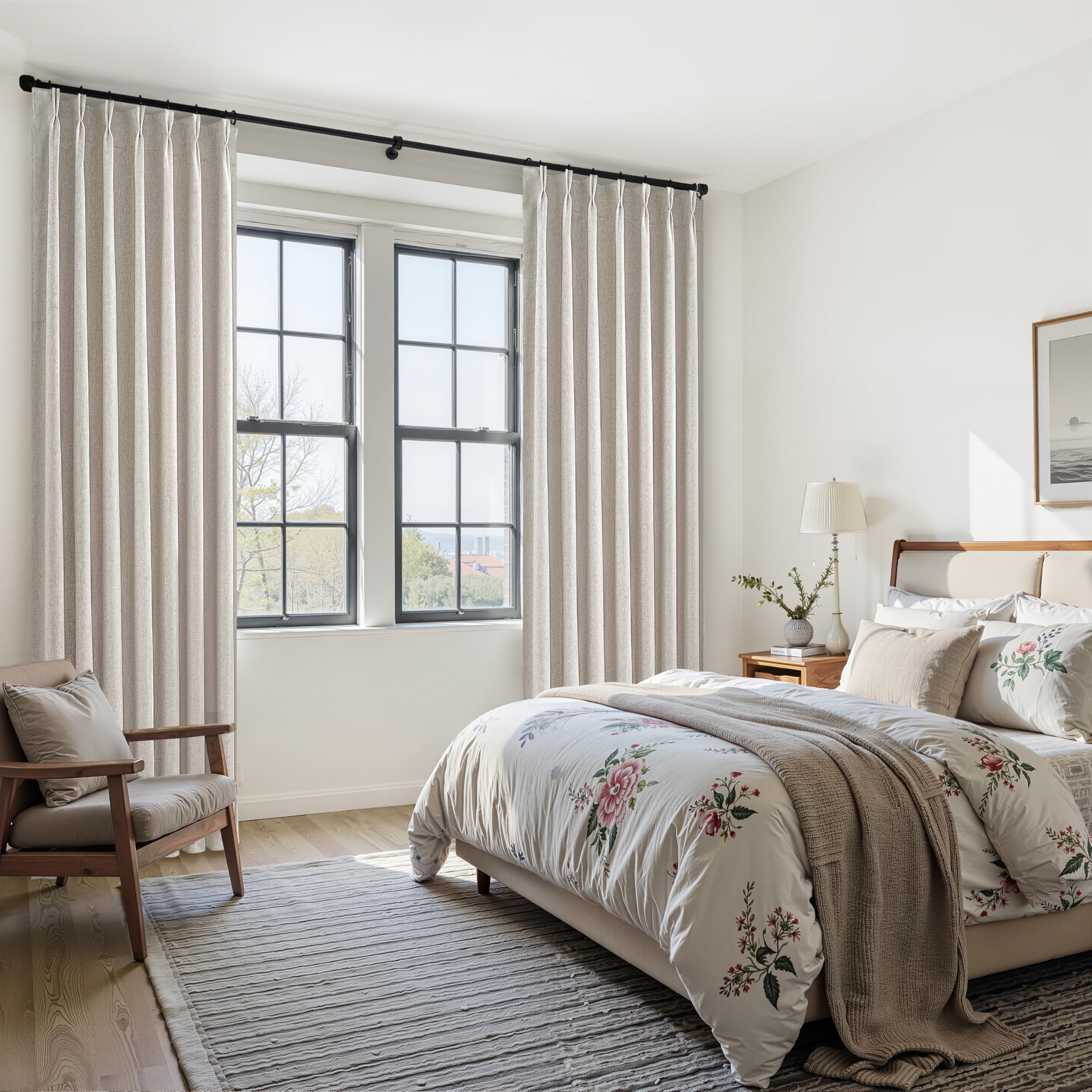 QJmydeco installed in bedroom improving privacy and light control