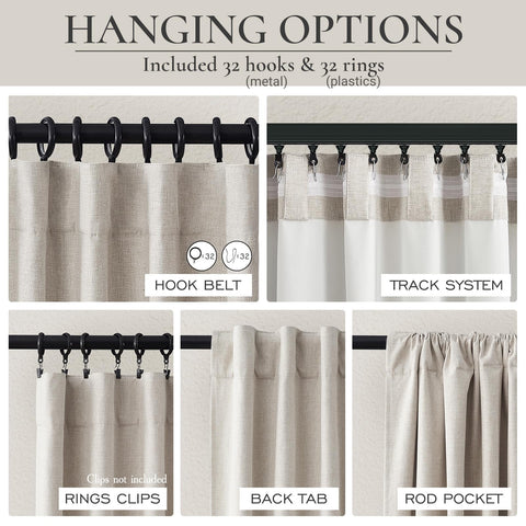 QJmydeco curtains styled in living room showing improved privacy and cozy atmosphere