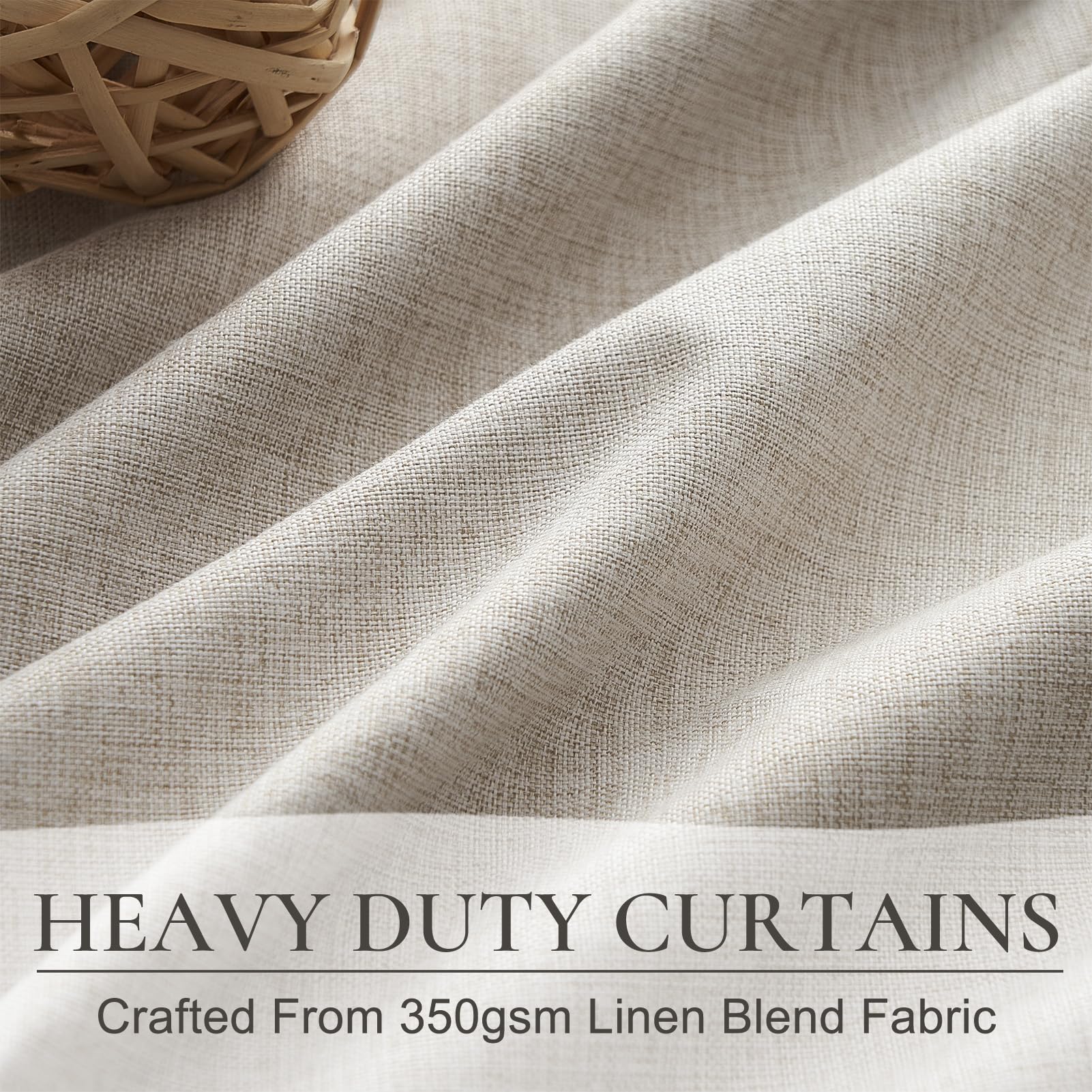 QJmydeco included metal rings and adjustable hooks for easy hanging
