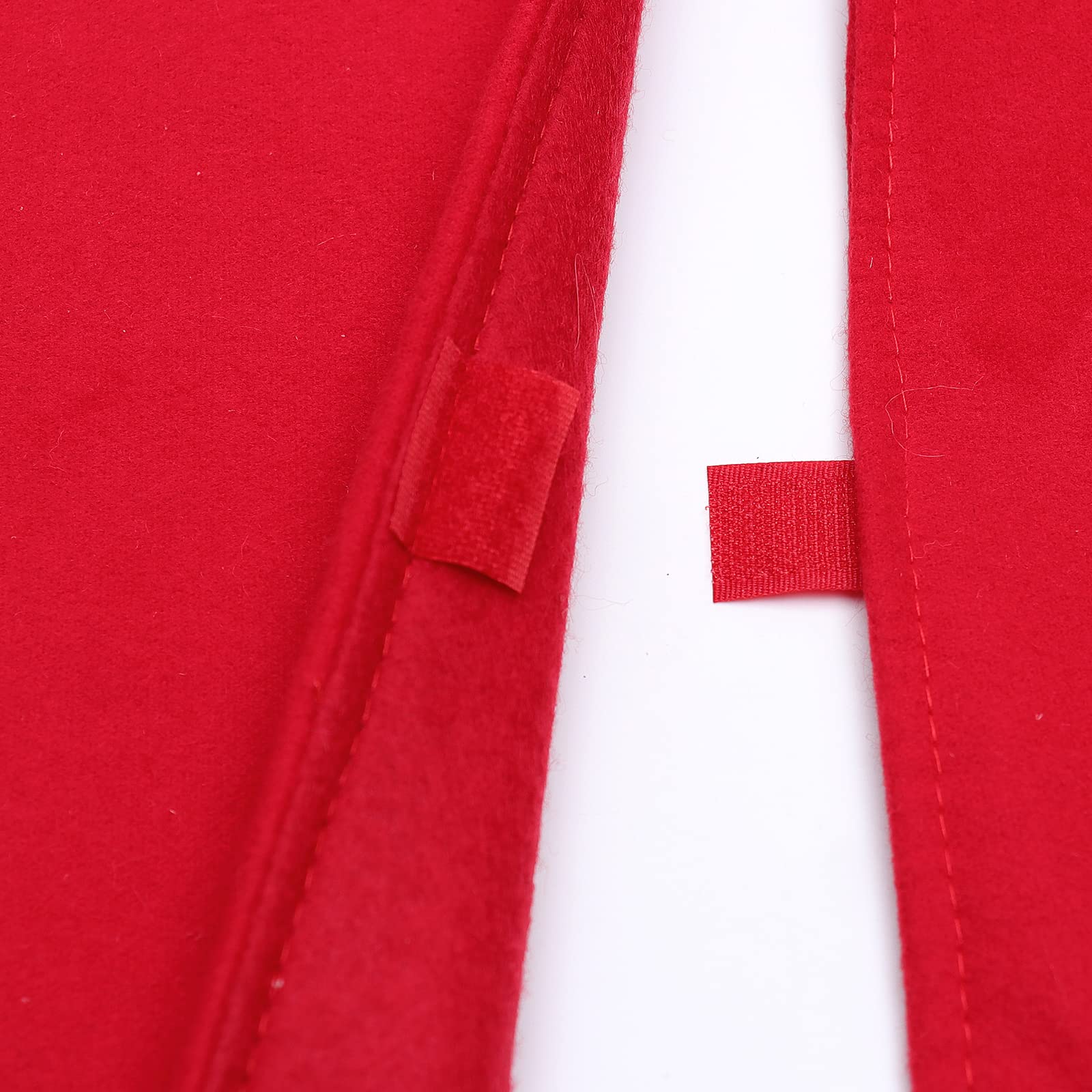 QLEKEY hidden Velcro closure detail enabling quick assembly and tidy seam