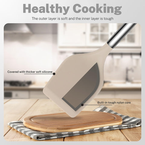 QMVESS all 28 tools laid out, comprehensive set for varied kitchen tasks