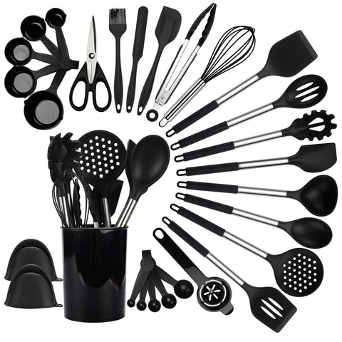 QMVESS front view of 28-piece set and holder showing organized storage and convenience
