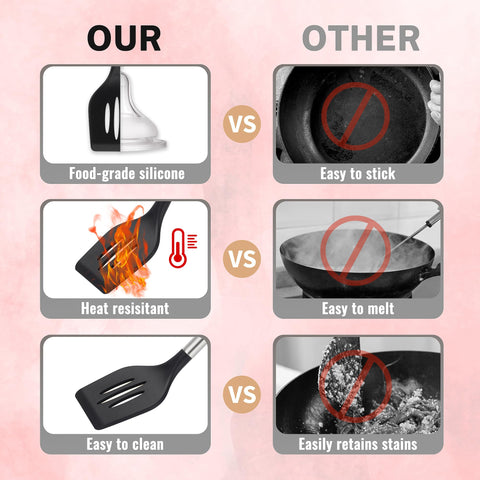 QMVESS utensils held in hand showing scale and comfortable grip benefit