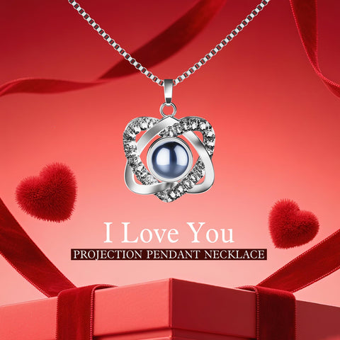 Qnxoat projection light effect displaying "I love you" in multiple languages for surprise gifting