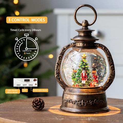 Qualdout glitter swirling around lit scene demonstrating motion and cozy ambiance