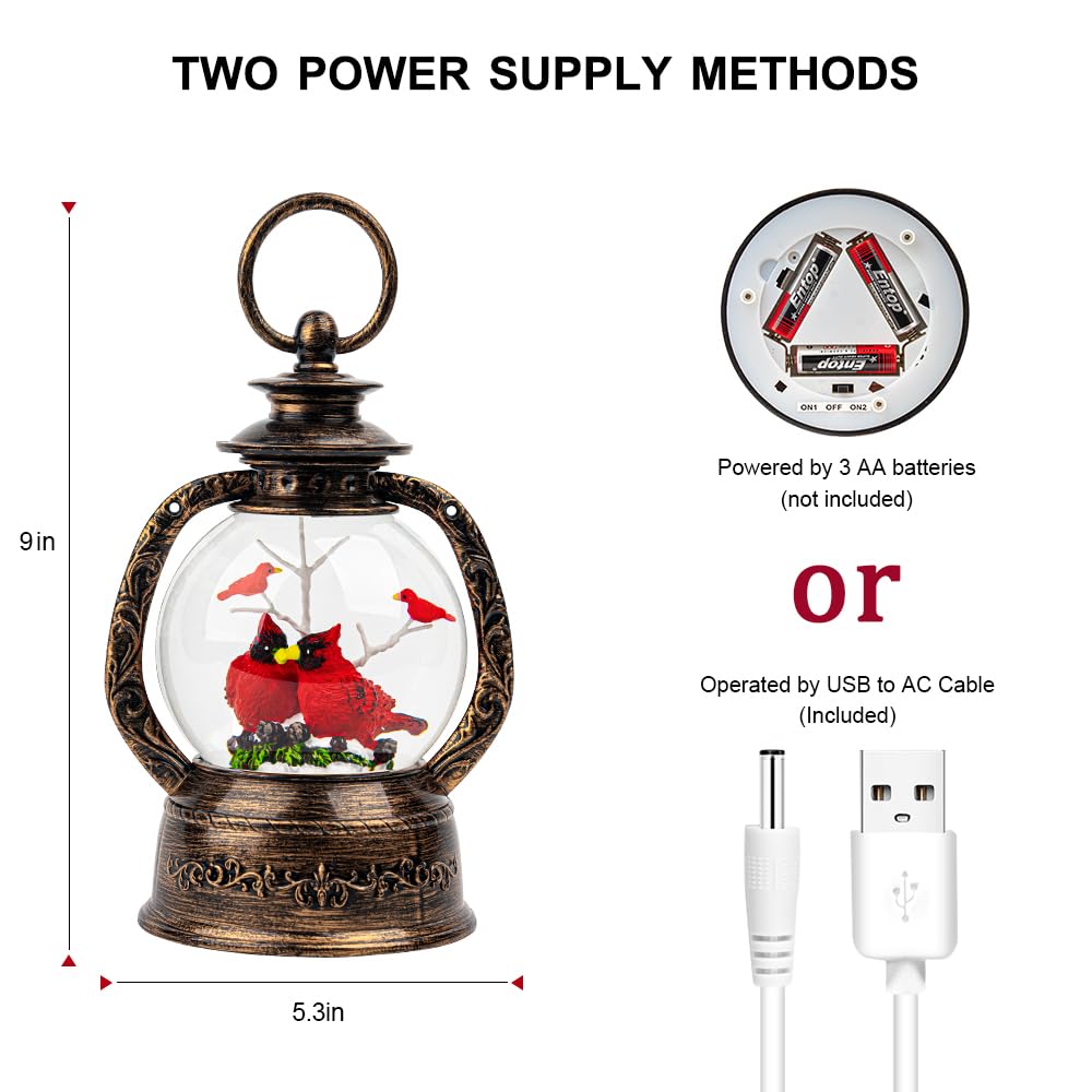 Qualdout USB cable connected to lantern enabling continuous plugged-in operation