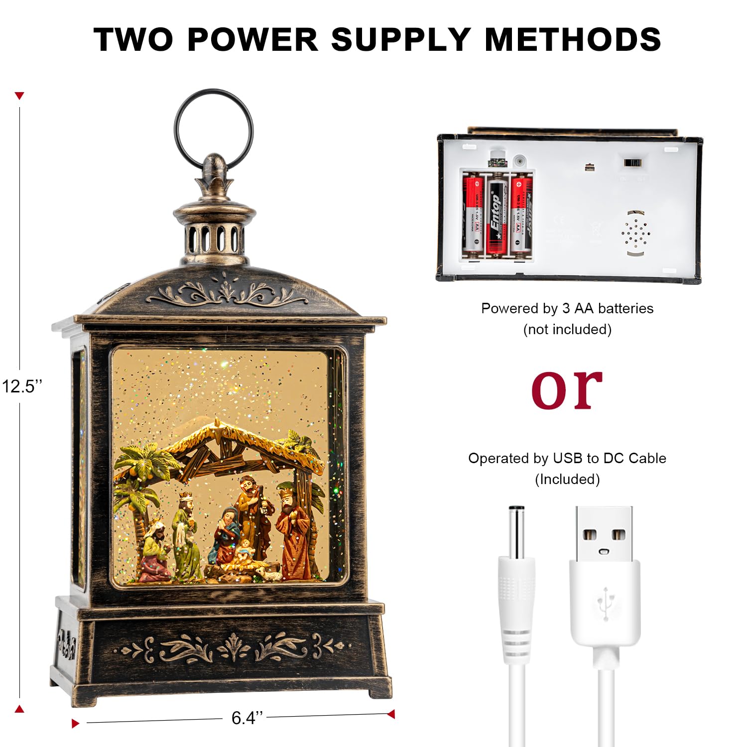 Qualdout usb cable connected for continuous power and low running cost