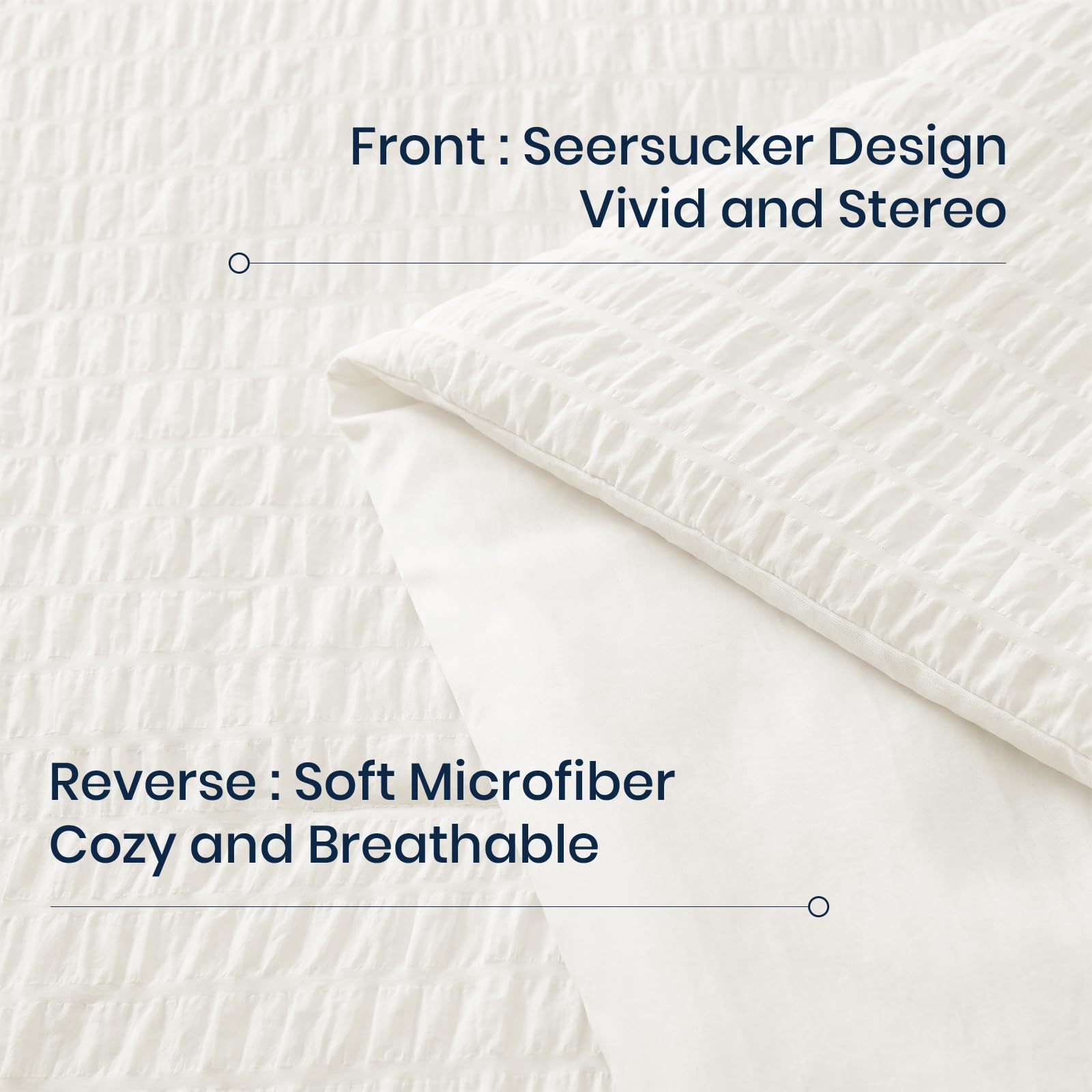 Quataly pillowcase details showing stitching and soft finish for comfort