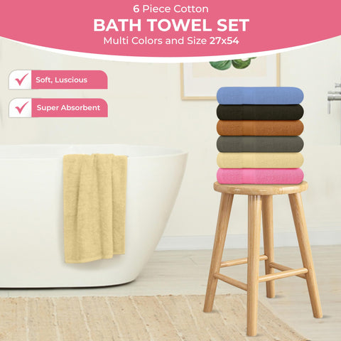QUBA LINEN towel beside toilet showing 27x54 inch scale and space-saving benefit