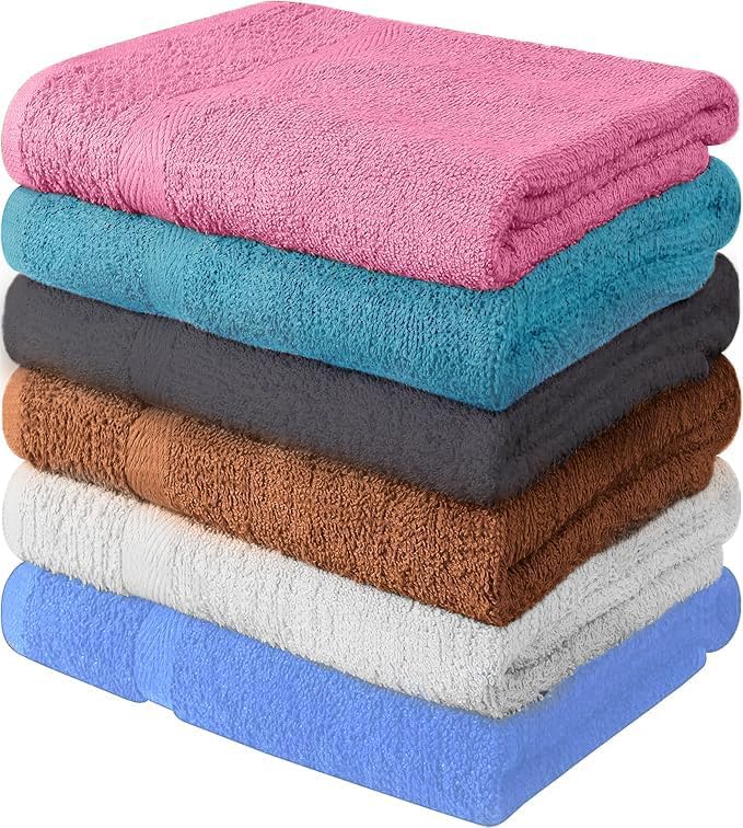 QUBA LINEN towel draped in modern bathroom showing coverage and quick-dry convenience