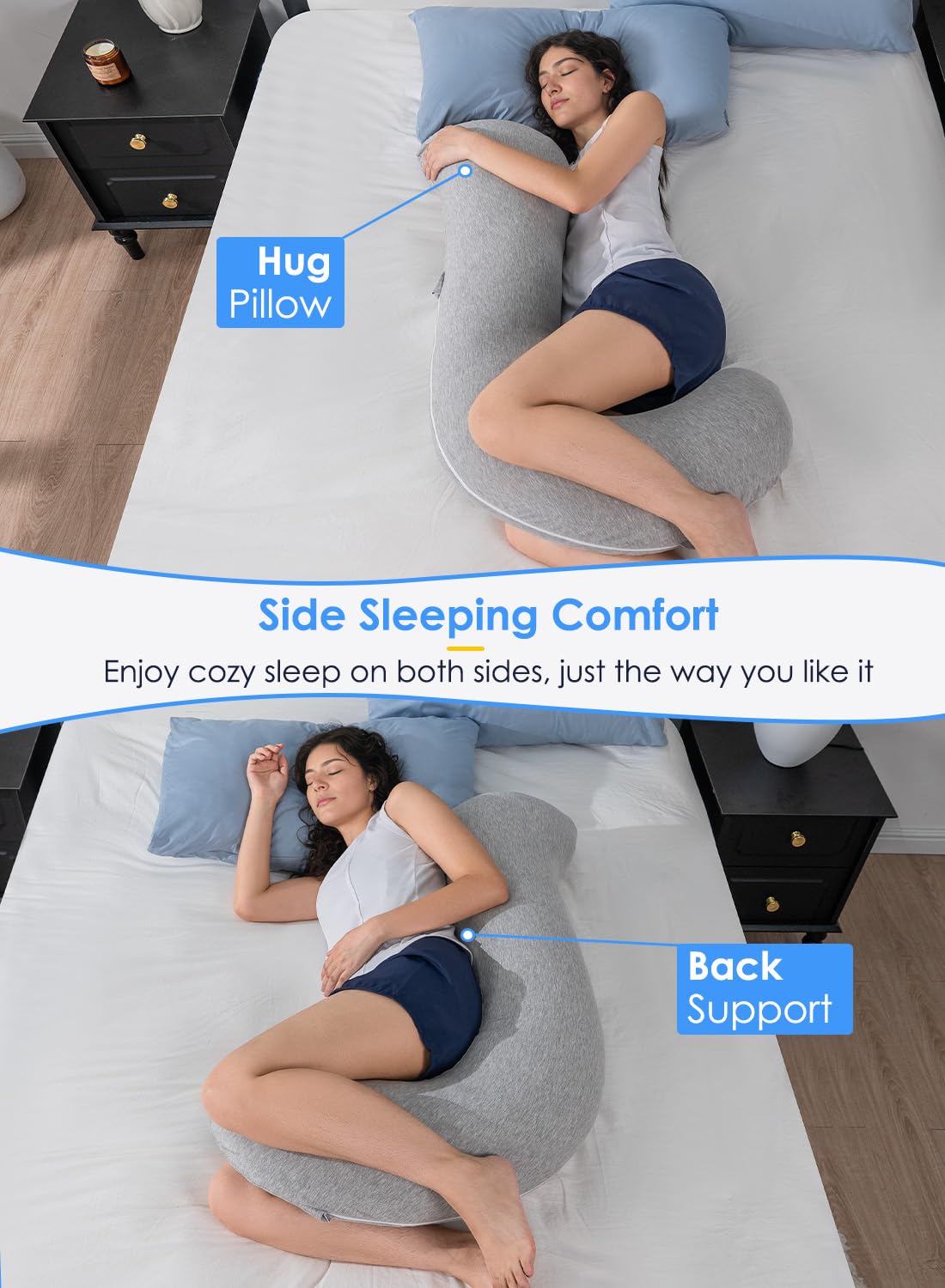 QUEEN ROSE extended tail leg support detail for reduced hip pressure