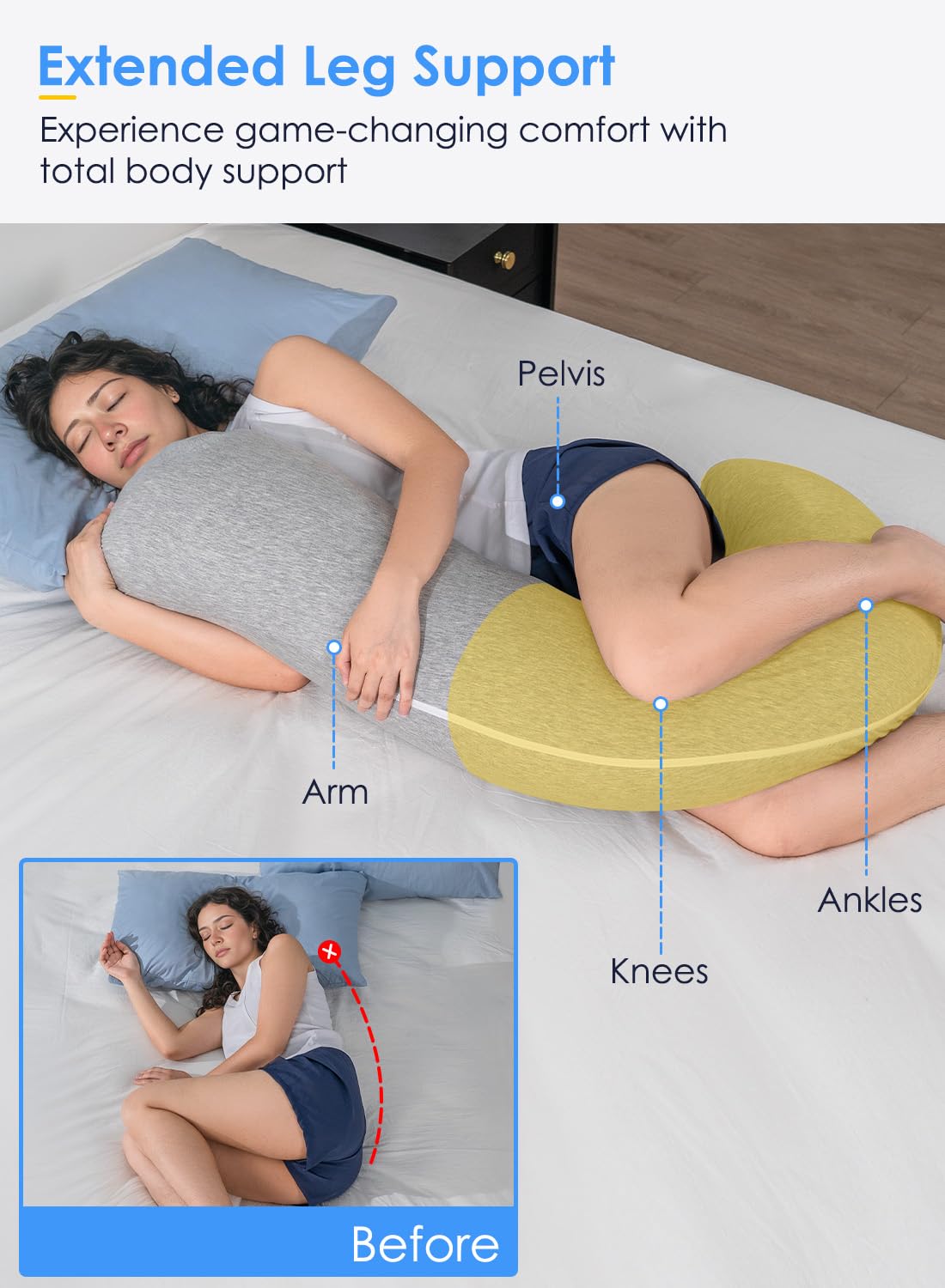QUEEN ROSE S-shaped profile demonstrating ergonomic spine and hip alignment