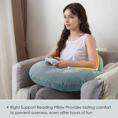 QUEEN ROSE side profile showing extended U-shape for stable arm support