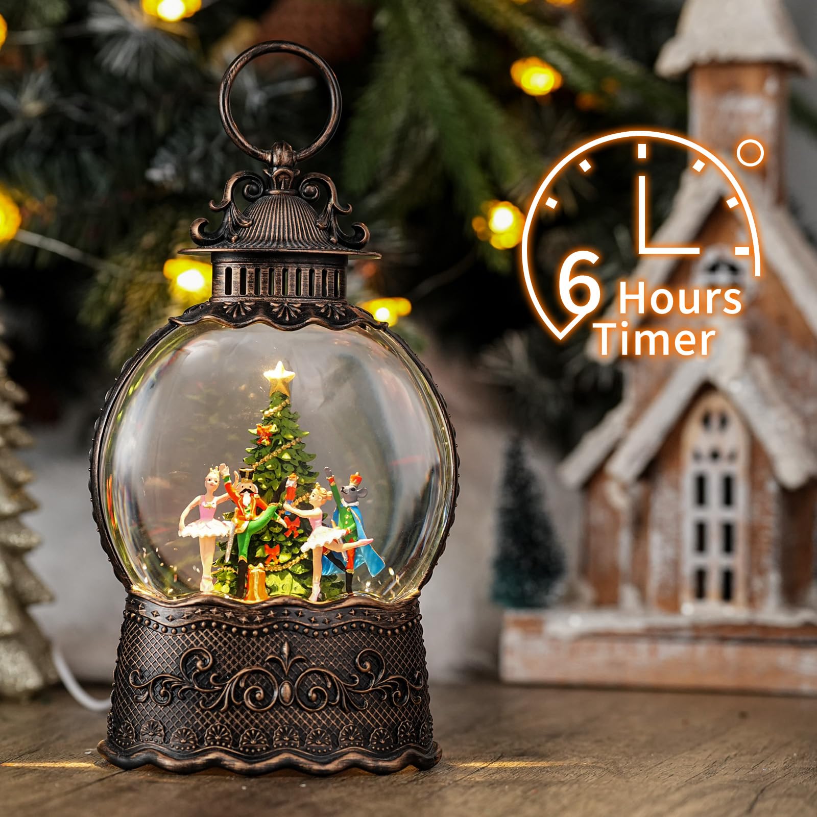 Qukulov glitter snowfall mid-air capturing sparkling motion and cozy ambiance