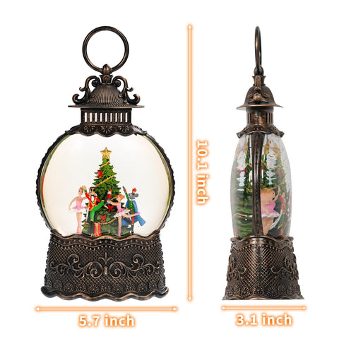Qukulov placed on mantel to show scale and centerpiece holiday appeal